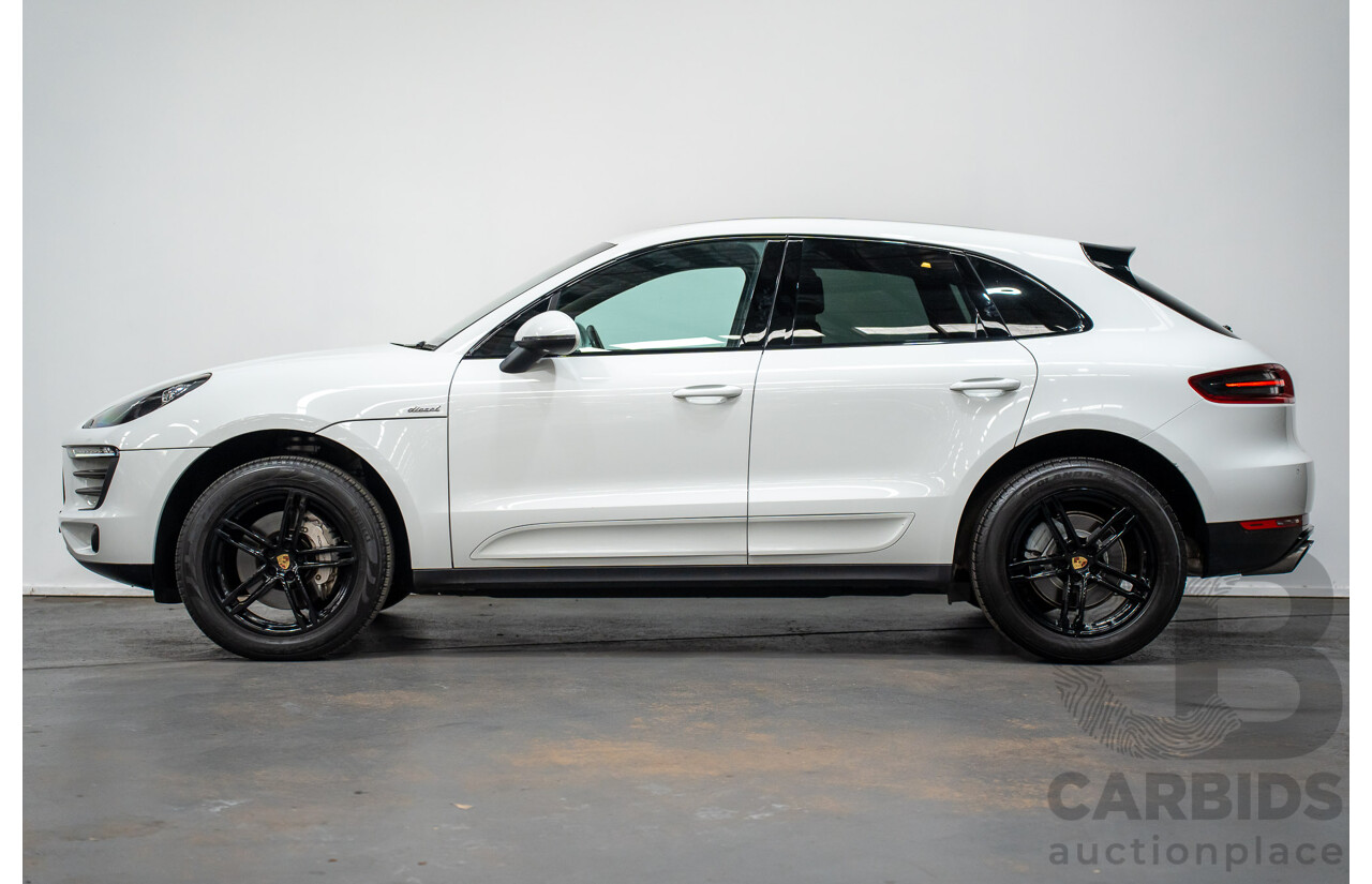 03/2015 Porsche Macan S DIESEL (AWD) MY15 4D Wagon White Turbo Diesel 3.0L