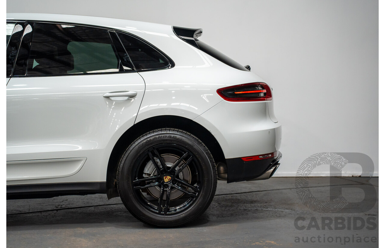 03/2015 Porsche Macan S DIESEL (AWD) MY15 4D Wagon White Turbo Diesel 3.0L