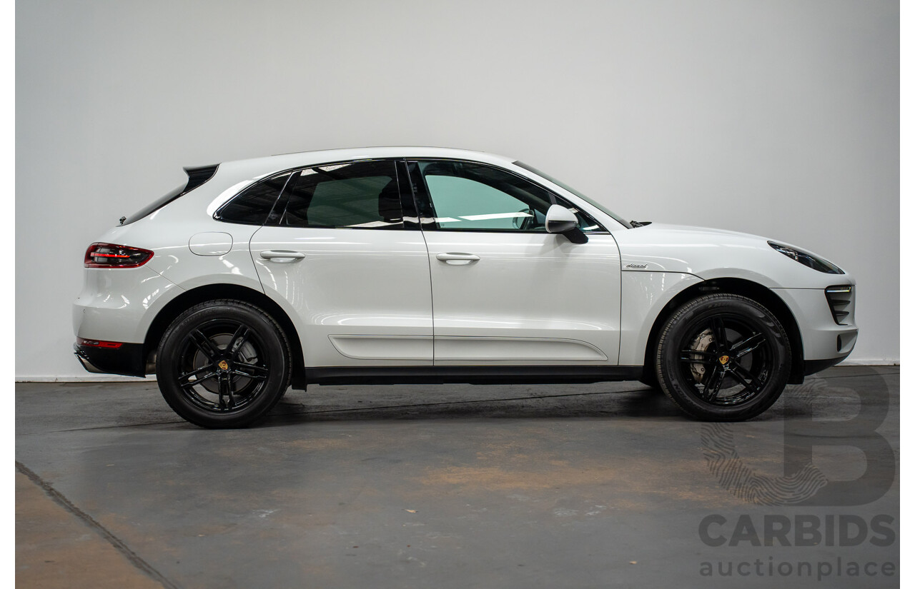 03/2015 Porsche Macan S DIESEL (AWD) MY15 4D Wagon White Turbo Diesel 3.0L