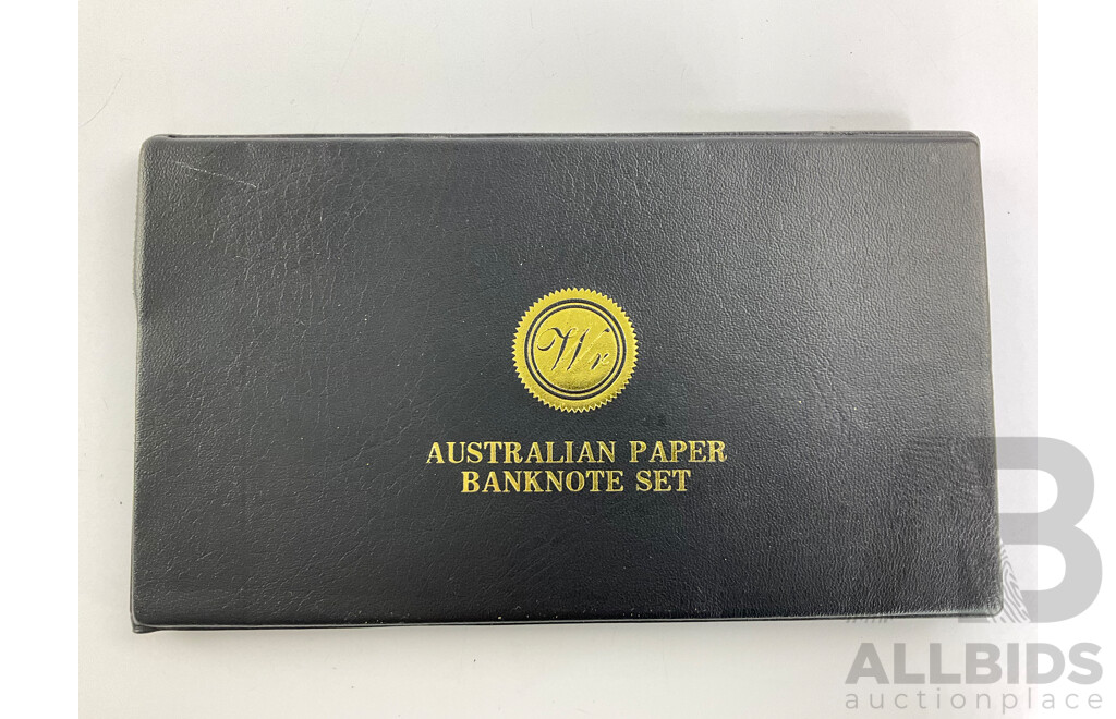 Australian Gold Foil Paper Banknote Set