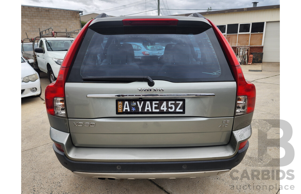 5/2007 Volvo Xc90 D5 MY07 4d Wagon Silver 2.4L