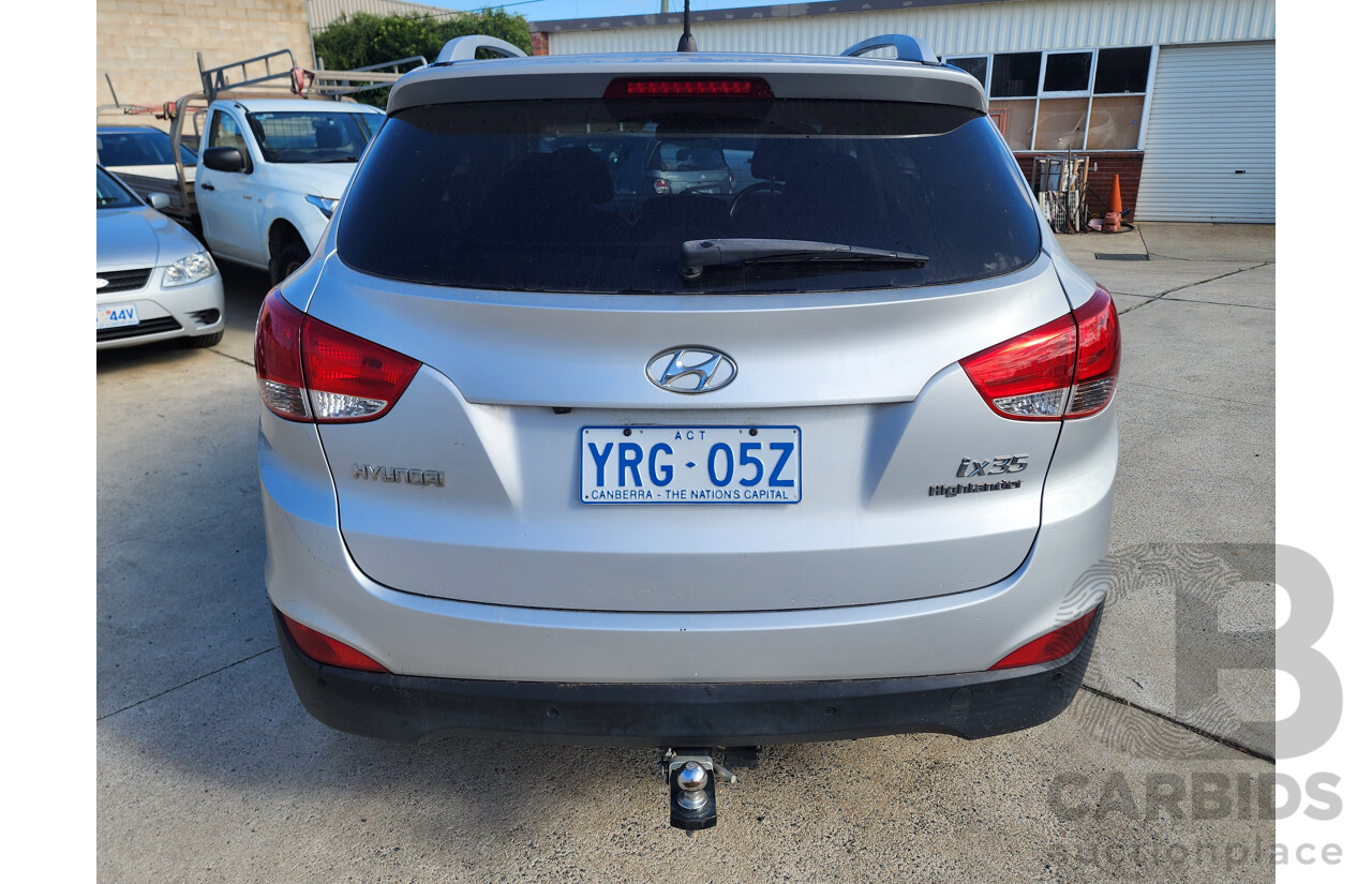 1/2012 Hyundai Ix35 Highlander (awd) LM MY11 4d Wagon Silver 2.0L