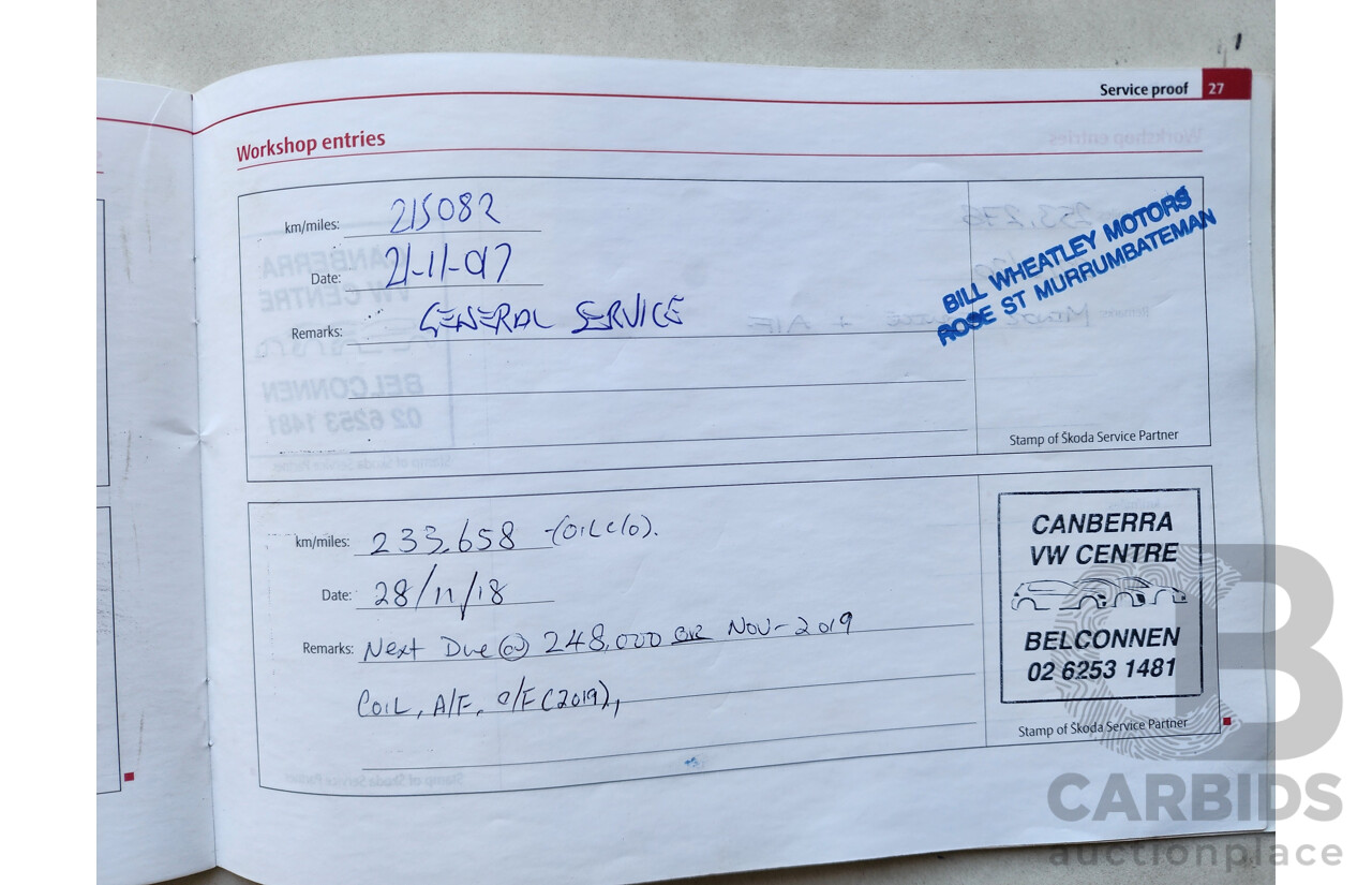 10/2008 Skoda Octavia RS TDI 1Z 4d Wagon Blue 2.0L