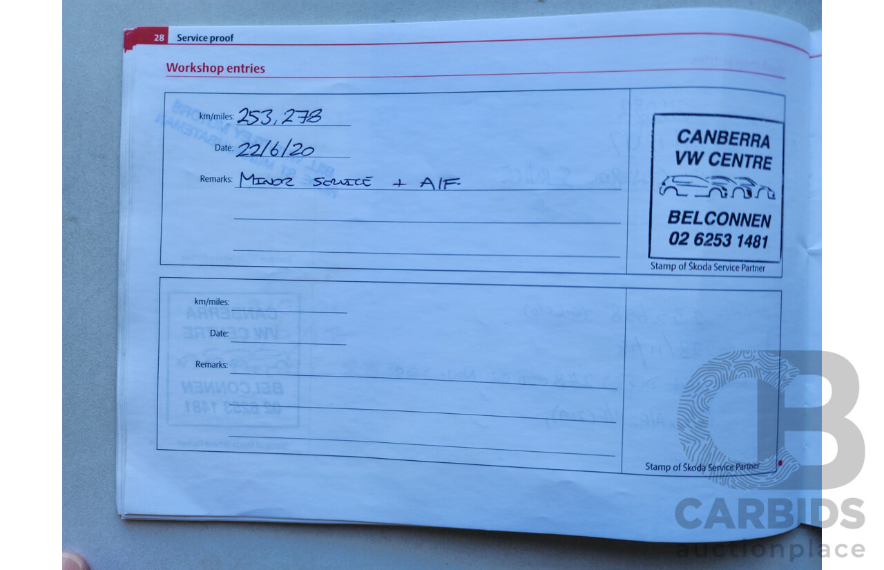 10/2008 Skoda Octavia RS TDI 1Z 4d Wagon Blue 2.0L