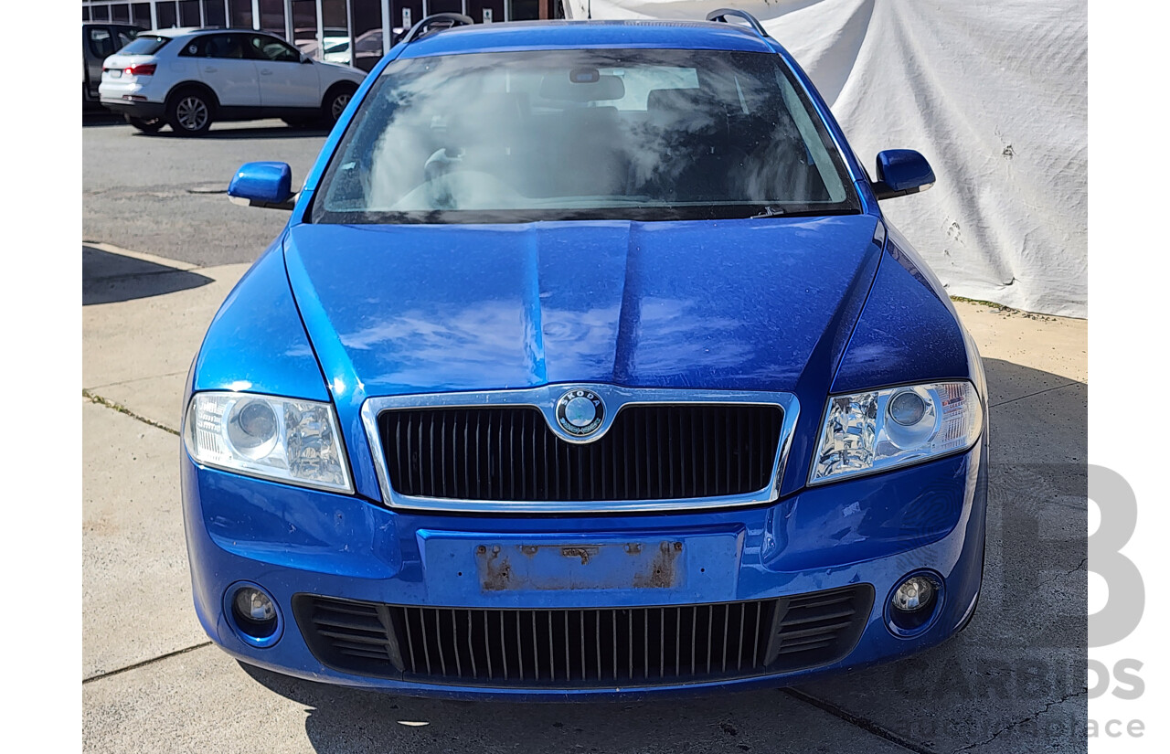 10/2008 Skoda Octavia RS TDI 1Z 4d Wagon Blue 2.0L