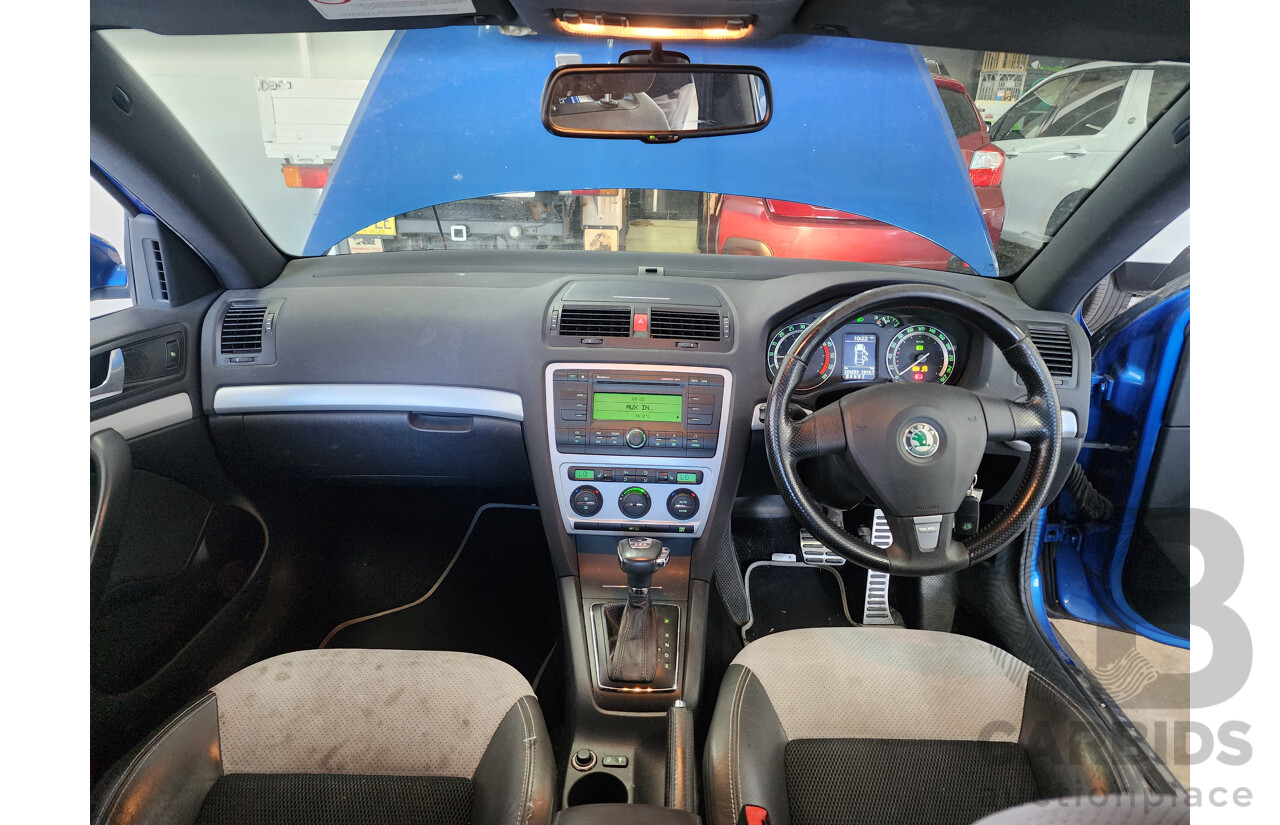 10/2008 Skoda Octavia RS TDI 1Z 4d Wagon Blue 2.0L
