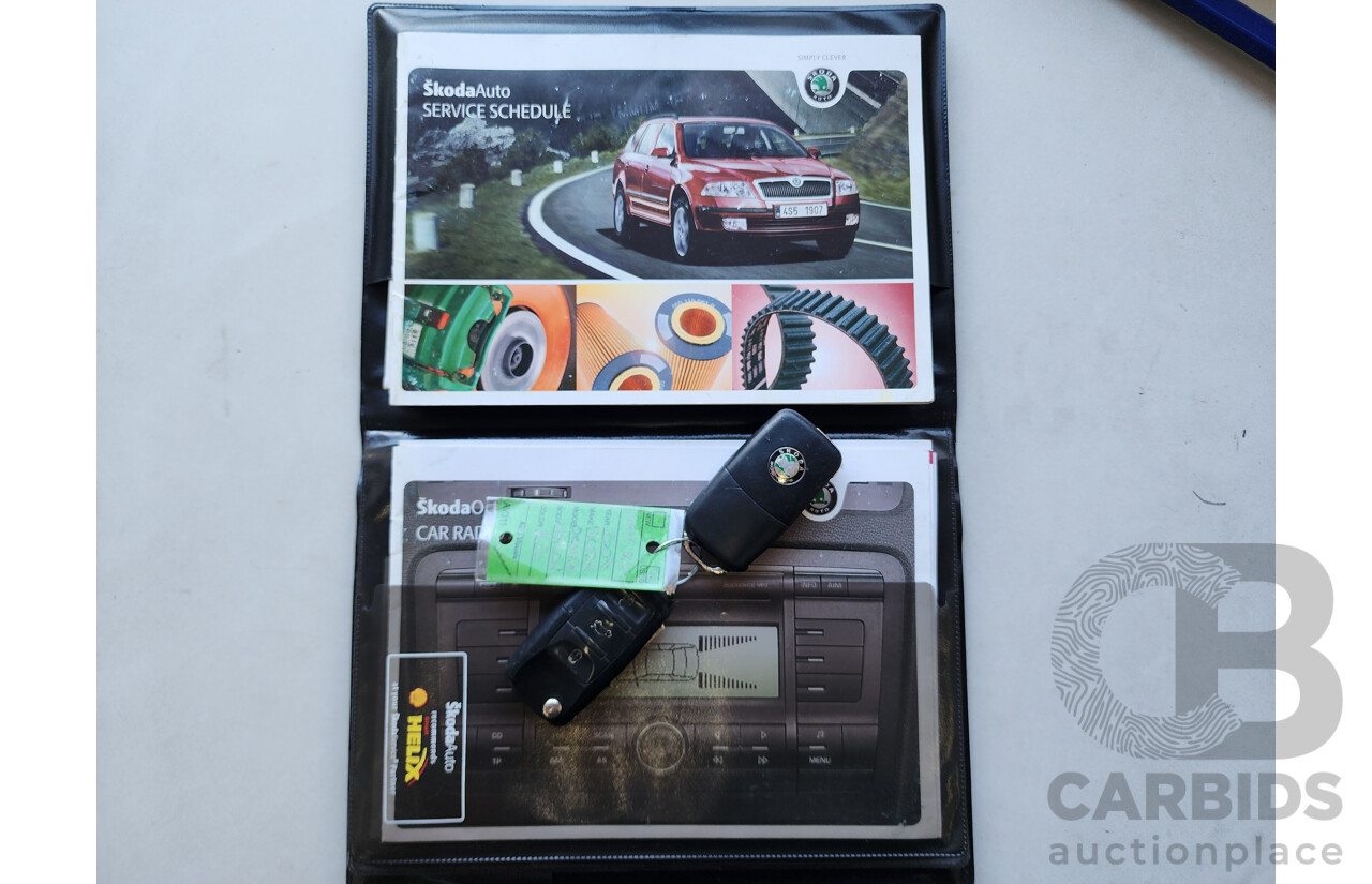 10/2008 Skoda Octavia RS TDI 1Z 4d Wagon Blue 2.0L