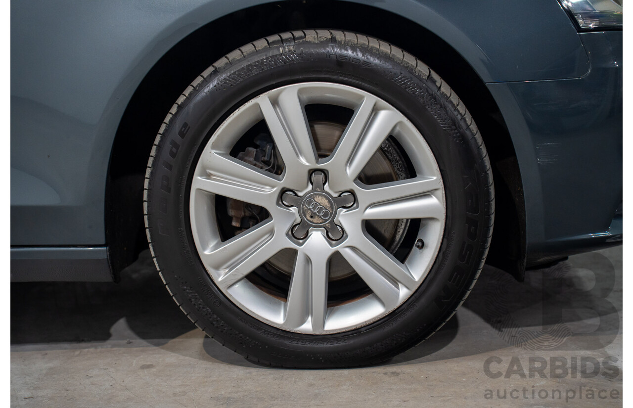 6/2008 Audi A4 1.8 TFSI B8 (8K) 4d Sedan Meteor Grey Pearl Turbo 1.8L