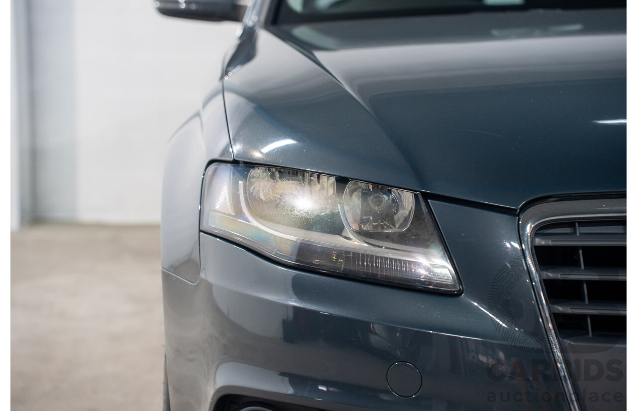 6/2008 Audi A4 1.8 TFSI B8 (8K) 4d Sedan Meteor Grey Pearl Turbo 1.8L