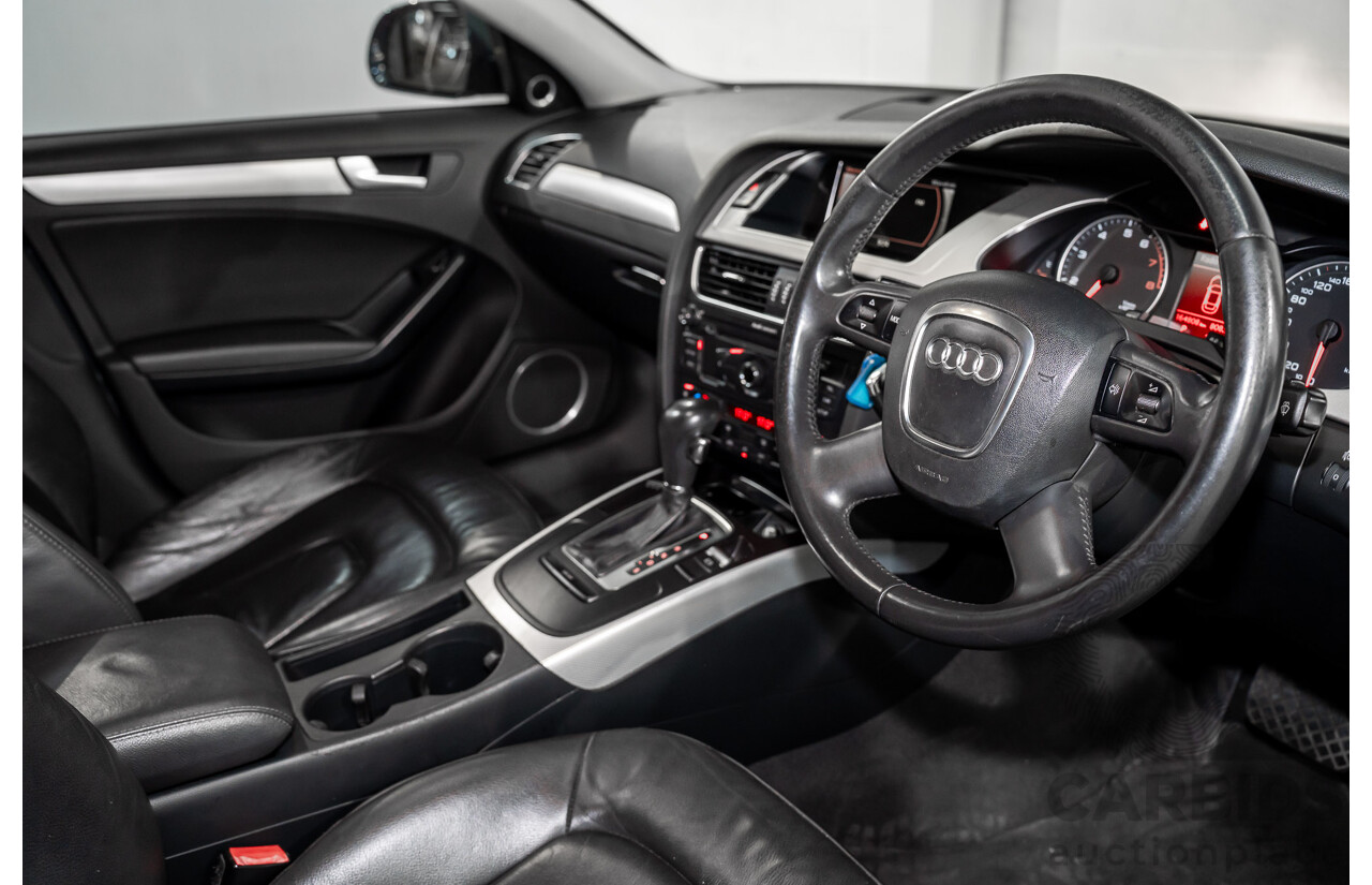 6/2008 Audi A4 1.8 TFSI B8 (8K) 4d Sedan Meteor Grey Pearl Turbo 1.8L