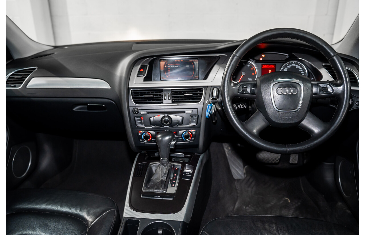 6/2008 Audi A4 1.8 TFSI B8 (8K) 4d Sedan Meteor Grey Pearl Turbo 1.8L