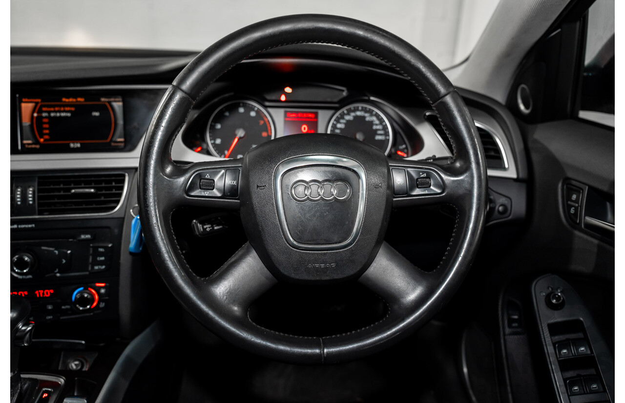 6/2008 Audi A4 1.8 TFSI B8 (8K) 4d Sedan Meteor Grey Pearl Turbo 1.8L