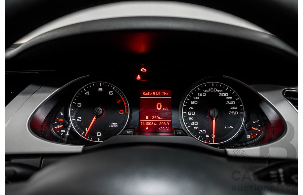 6/2008 Audi A4 1.8 TFSI B8 (8K) 4d Sedan Meteor Grey Pearl Turbo 1.8L