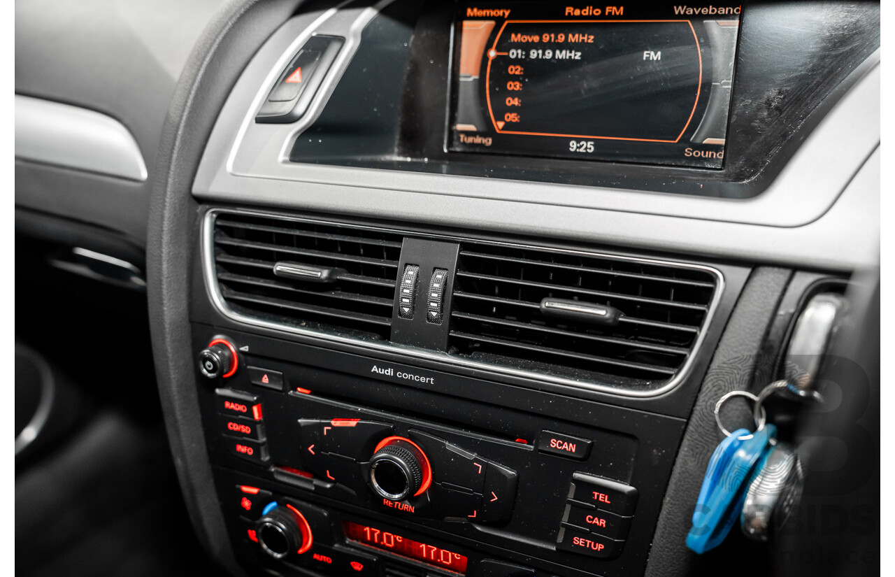 6/2008 Audi A4 1.8 TFSI B8 (8K) 4d Sedan Meteor Grey Pearl Turbo 1.8L