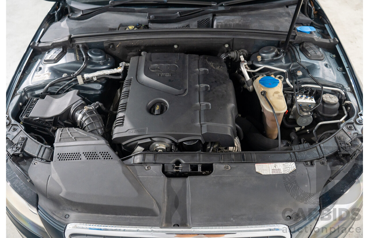 6/2008 Audi A4 1.8 TFSI B8 (8K) 4d Sedan Meteor Grey Pearl Turbo 1.8L