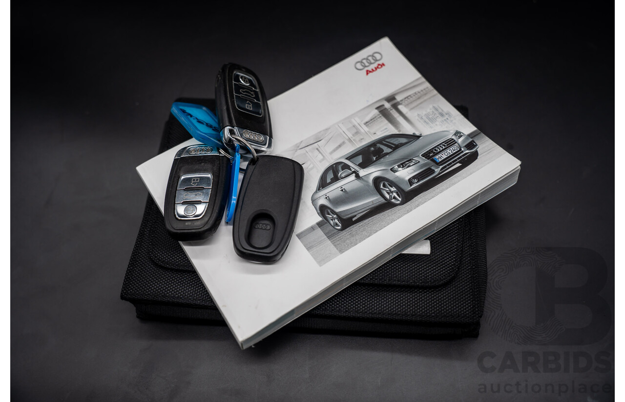 6/2008 Audi A4 1.8 TFSI B8 (8K) 4d Sedan Meteor Grey Pearl Turbo 1.8L