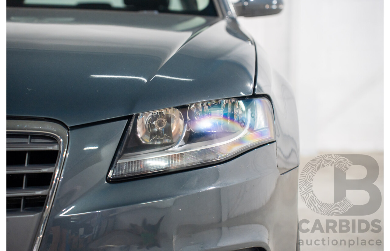 6/2008 Audi A4 1.8 TFSI B8 (8K) 4d Sedan Meteor Grey Pearl Turbo 1.8L