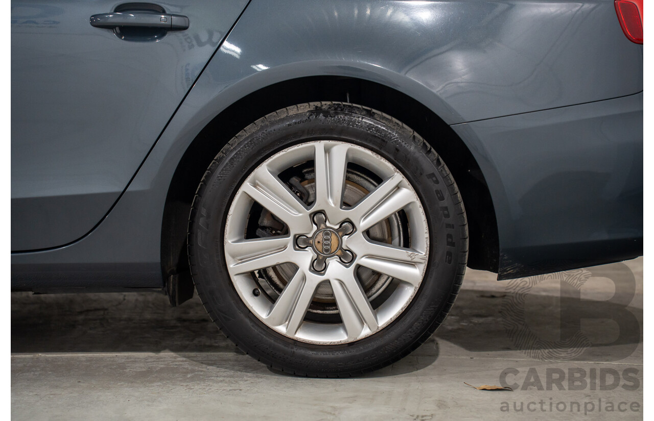 6/2008 Audi A4 1.8 TFSI B8 (8K) 4d Sedan Meteor Grey Pearl Turbo 1.8L