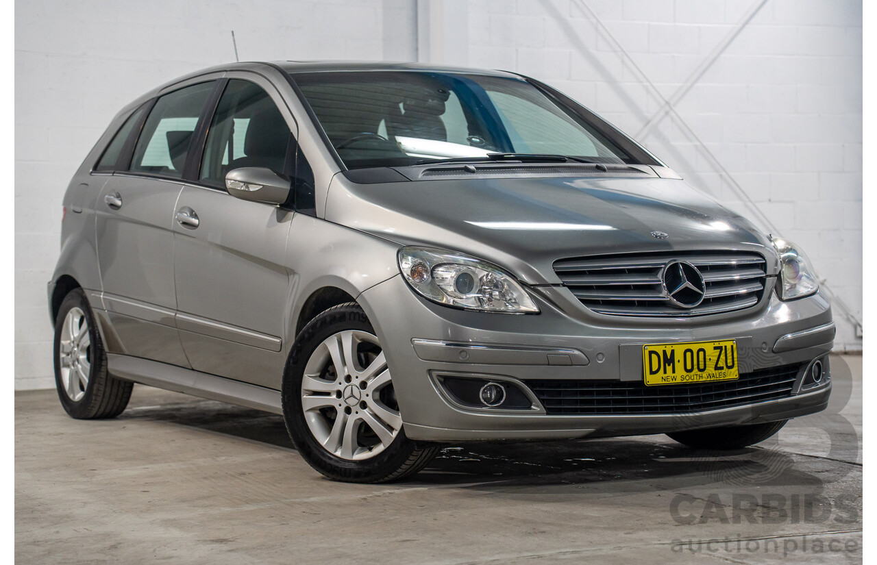 5/2007 Mercedes-Benz B200 Turbo 245 07 Upgrade 5d Hatchback Comet Grey Metallic Turbo 2.0L