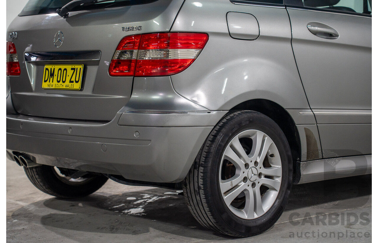 5/2007 Mercedes-Benz B200 Turbo 245 07 Upgrade 5d Hatchback Comet Grey Metallic Turbo 2.0L