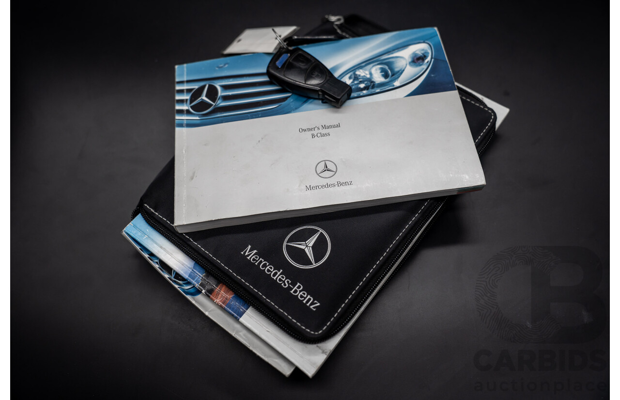 5/2007 Mercedes-Benz B200 Turbo 245 07 Upgrade 5d Hatchback Comet Grey Metallic Turbo 2.0L