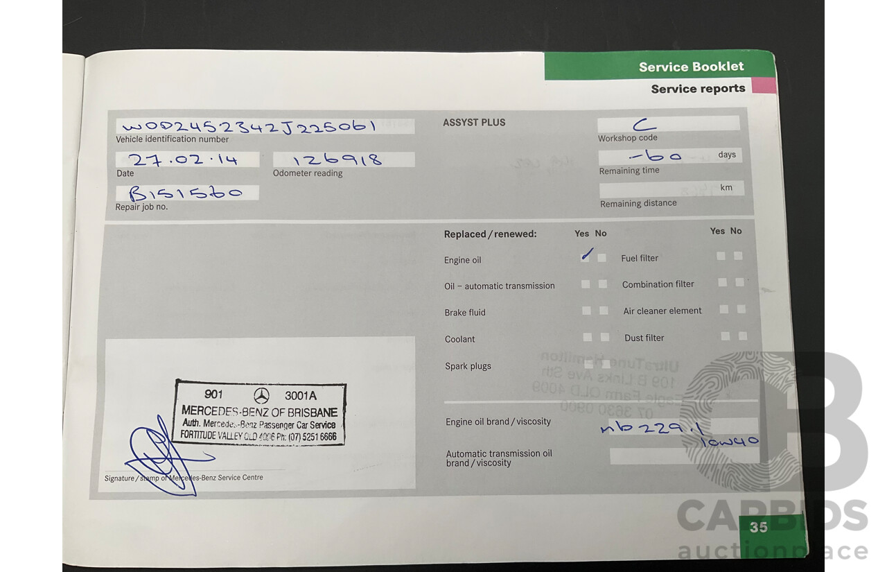 5/2007 Mercedes-Benz B200 Turbo 245 07 Upgrade 5d Hatchback Comet Grey Metallic Turbo 2.0L