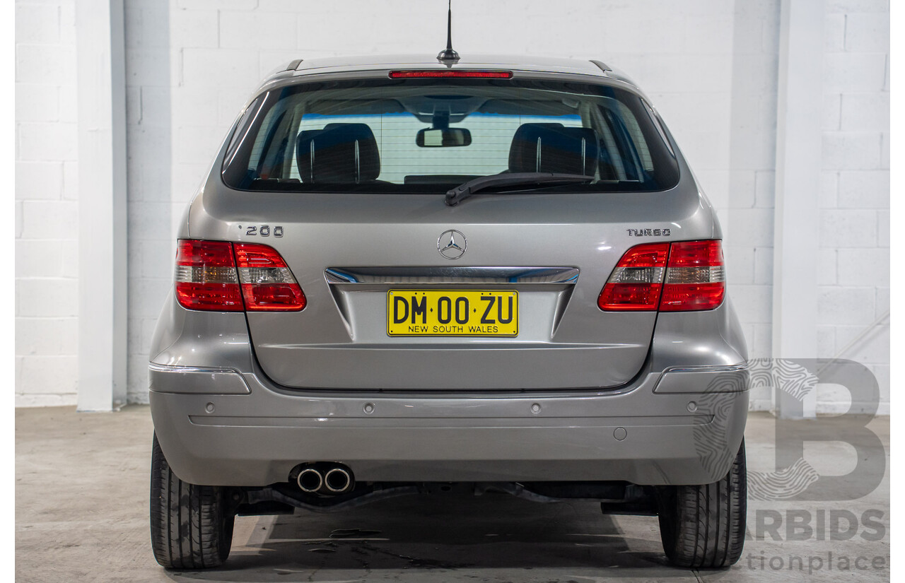 5/2007 Mercedes-Benz B200 Turbo 245 07 Upgrade 5d Hatchback Comet Grey Metallic Turbo 2.0L