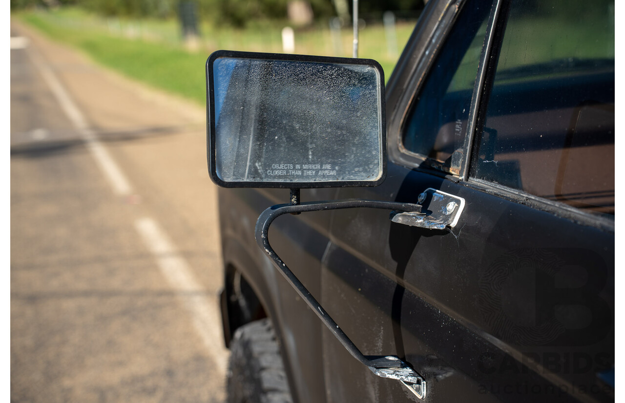 8/1981 Ford Bronco XLT (4x4) 2d Wagon Black 351ci V8 5.8L - Ute Conversion