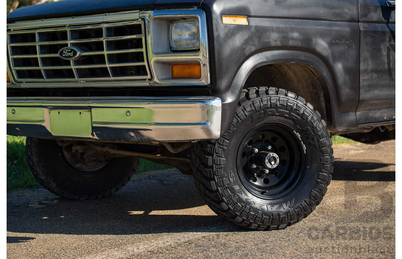 8/1981 Ford Bronco XLT (4x4) 2d Wagon Black 351ci V8 5.8L - Ute Conversion