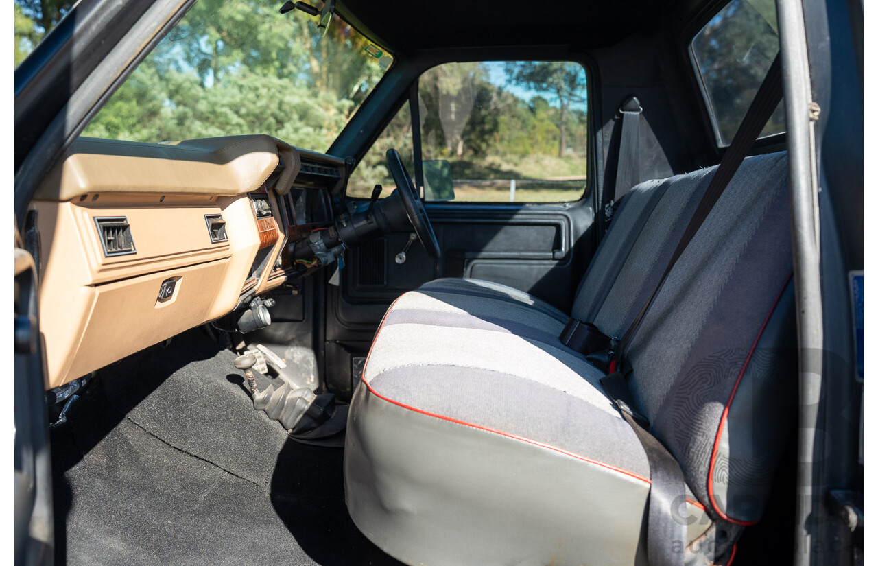 8/1981 Ford Bronco XLT (4x4) 2d Wagon Black 351ci V8 5.8L - Ute Conversion