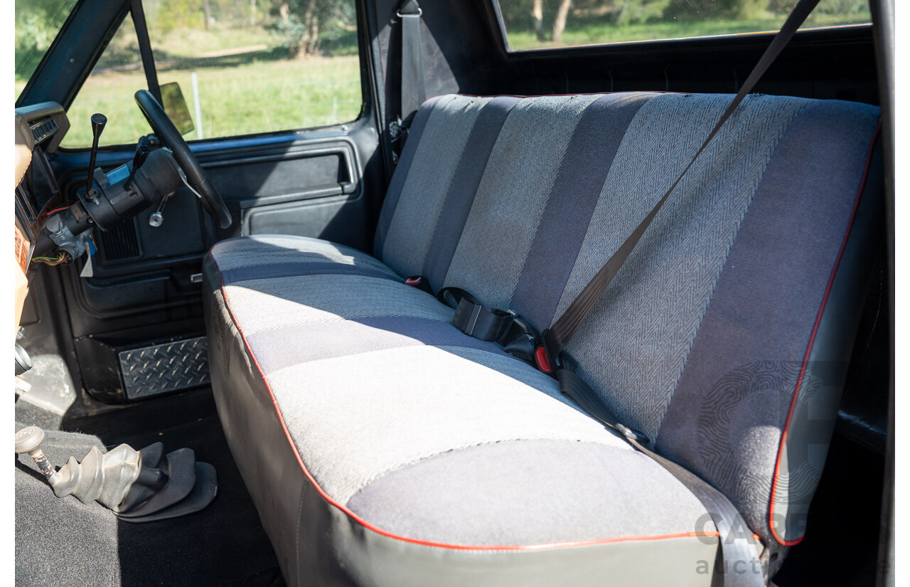 8/1981 Ford Bronco XLT (4x4) 2d Wagon Black 351ci V8 5.8L - Ute Conversion