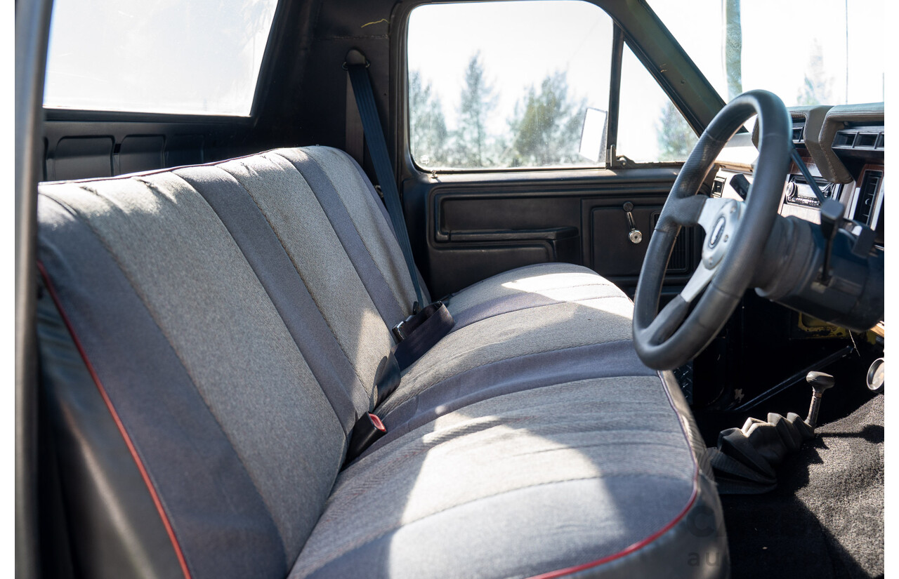 8/1981 Ford Bronco XLT (4x4) 2d Wagon Black 351ci V8 5.8L - Ute Conversion