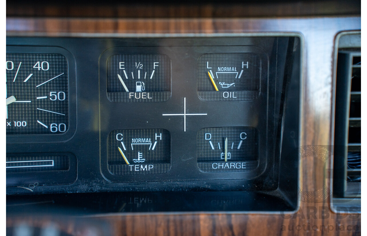 8/1981 Ford Bronco XLT (4x4) 2d Wagon Black 351ci V8 5.8L - Ute Conversion