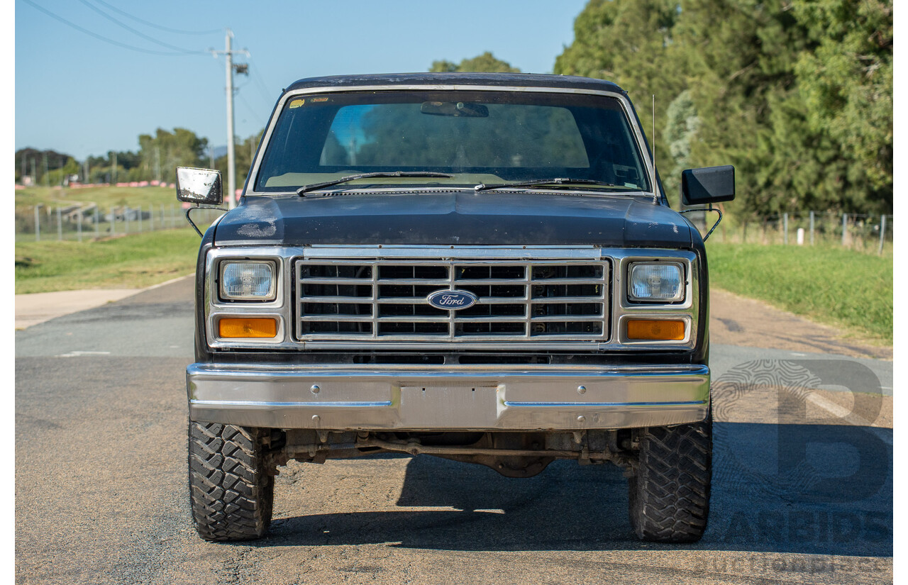 8/1981 Ford Bronco XLT (4x4) 2d Wagon Black 351ci V8 5.8L - Ute Conversion