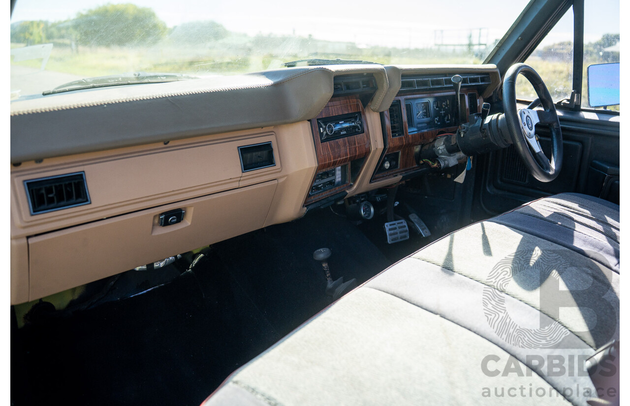 8/1981 Ford Bronco XLT (4x4) 2d Wagon Black 351ci V8 5.8L - Ute Conversion
