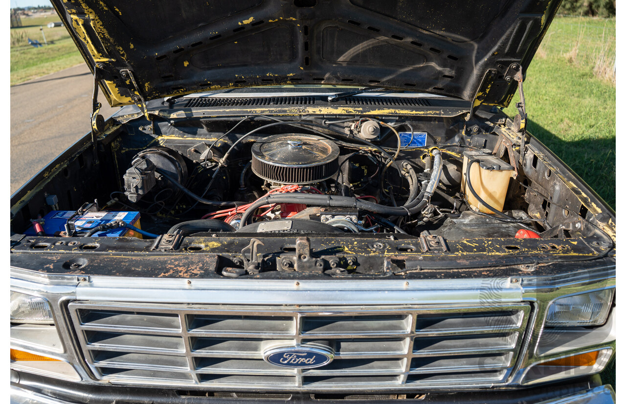 8/1981 Ford Bronco XLT (4x4) 2d Wagon Black 351ci V8 5.8L - Ute Conversion
