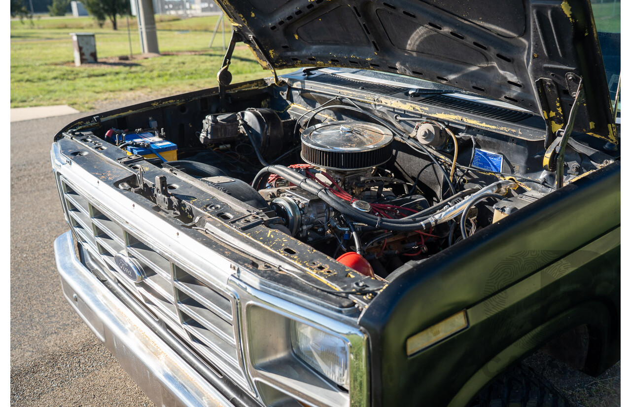 8/1981 Ford Bronco XLT (4x4) 2d Wagon Black 351ci V8 5.8L - Ute Conversion