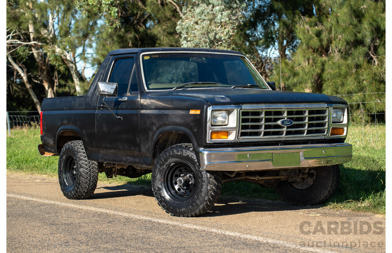 8/1981 Ford Bronco XLT (4x4) 2d Wagon Black 351ci V8 5.8L - Ute Conversion