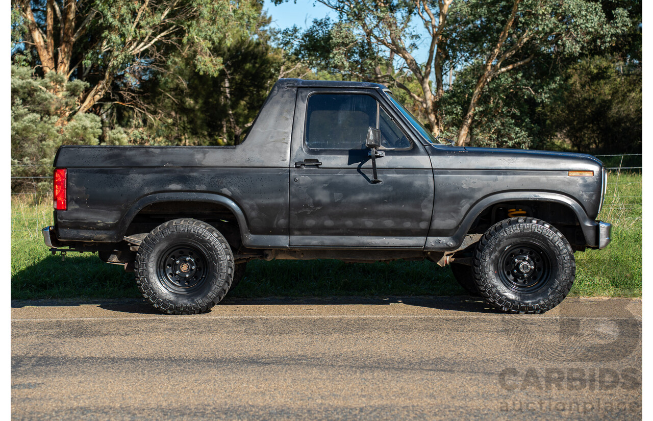 8/1981 Ford Bronco XLT (4x4) 2d Wagon Black 351ci V8 5.8L - Ute Conversion