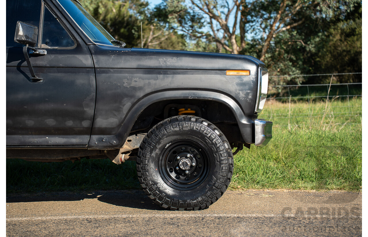 8/1981 Ford Bronco XLT (4x4) 2d Wagon Black 351ci V8 5.8L - Ute Conversion