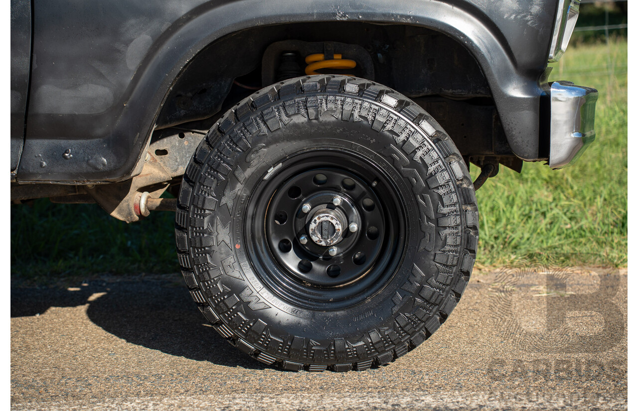 8/1981 Ford Bronco XLT (4x4) 2d Wagon Black 351ci V8 5.8L - Ute Conversion