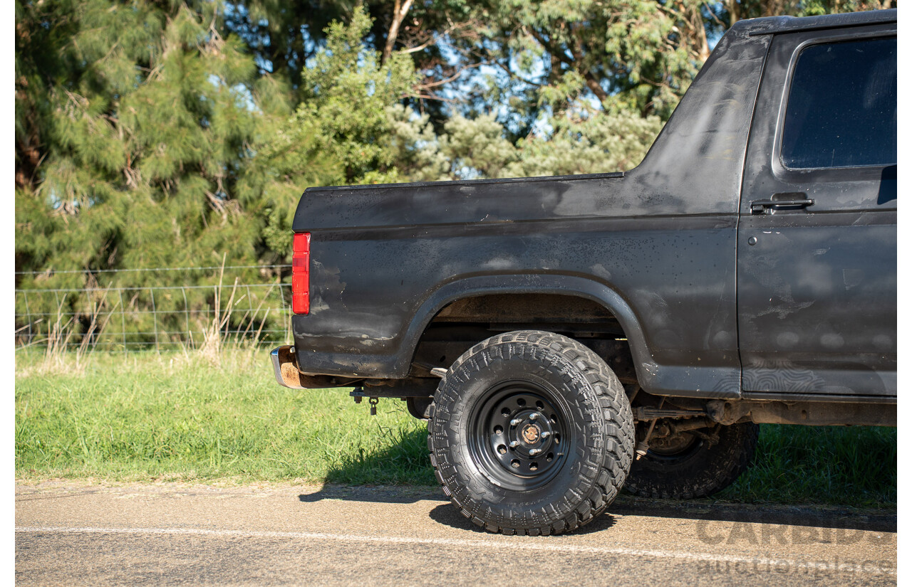8/1981 Ford Bronco XLT (4x4) 2d Wagon Black 351ci V8 5.8L - Ute Conversion