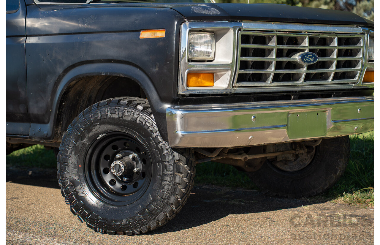 8/1981 Ford Bronco XLT (4x4) 2d Wagon Black 351ci V8 5.8L - Ute Conversion