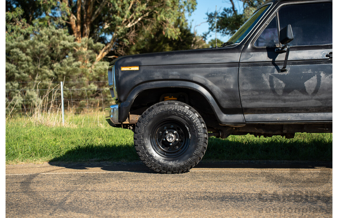 8/1981 Ford Bronco XLT (4x4) 2d Wagon Black 351ci V8 5.8L - Ute Conversion