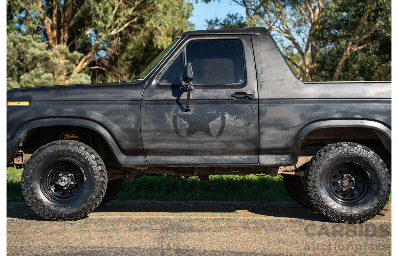 8/1981 Ford Bronco XLT (4x4) 2d Wagon Black 351ci V8 5.8L - Ute Conversion