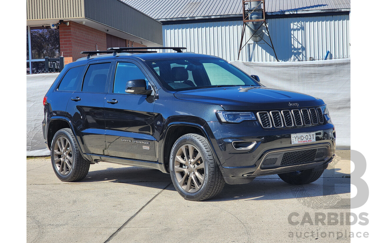 6/2016 Jeep Grand Cherokee Limited 75TH Anniversary (4x4) WK 4d Wagon Black 3.0L