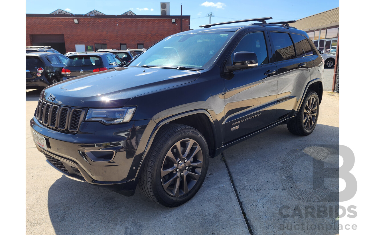 6/2016 Jeep Grand Cherokee Limited 75TH Anniversary (4x4) WK 4d Wagon Black 3.0L