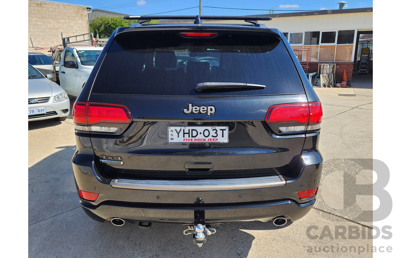 6/2016 Jeep Grand Cherokee Limited 75TH Anniversary (4x4) WK 4d Wagon Black 3.0L