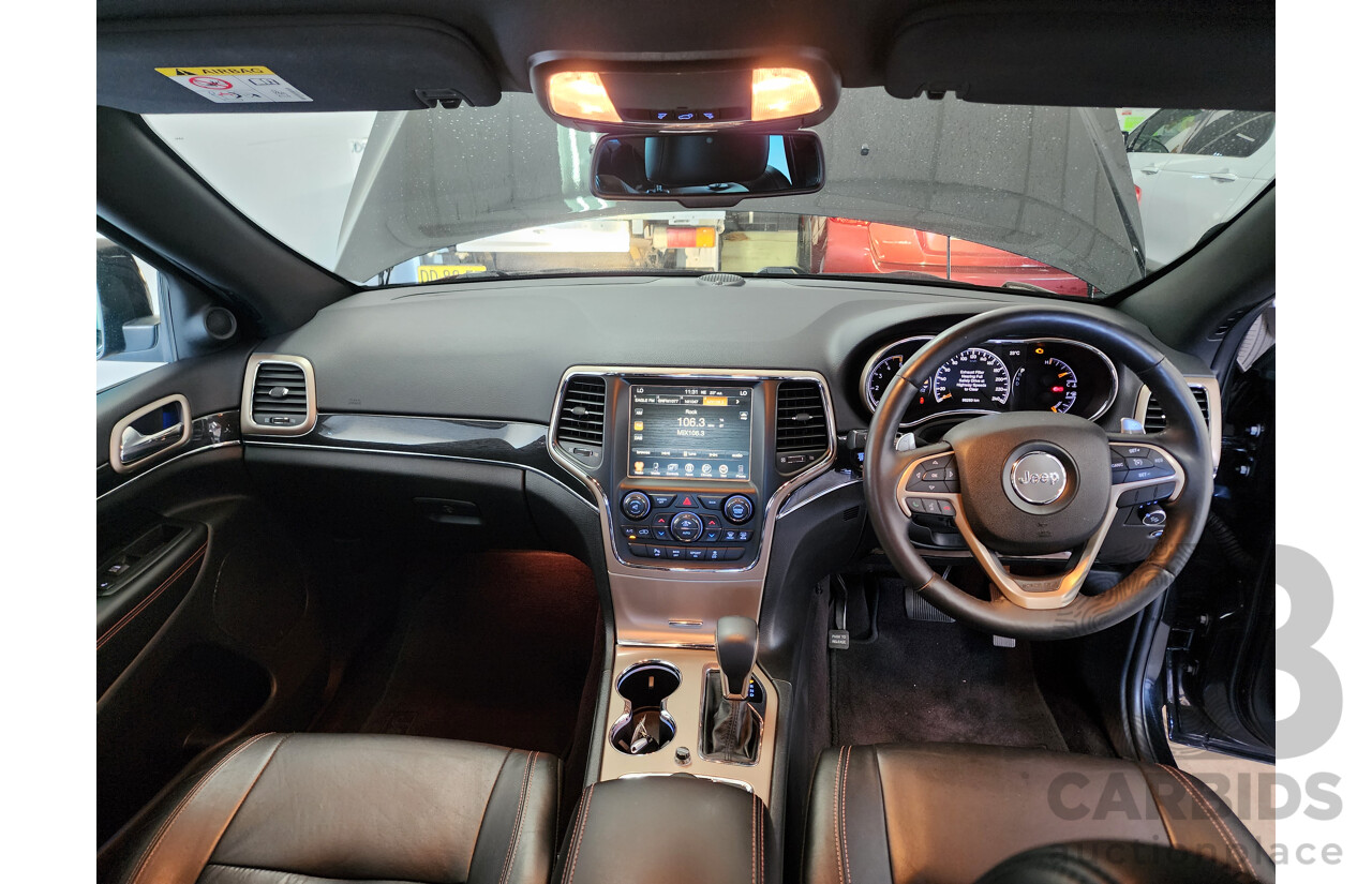 6/2016 Jeep Grand Cherokee Limited 75TH Anniversary (4x4) WK 4d Wagon Black 3.0L