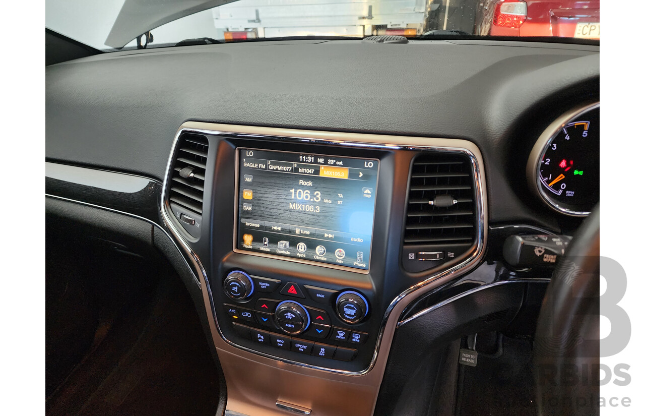 6/2016 Jeep Grand Cherokee Limited 75TH Anniversary (4x4) WK 4d Wagon Black 3.0L